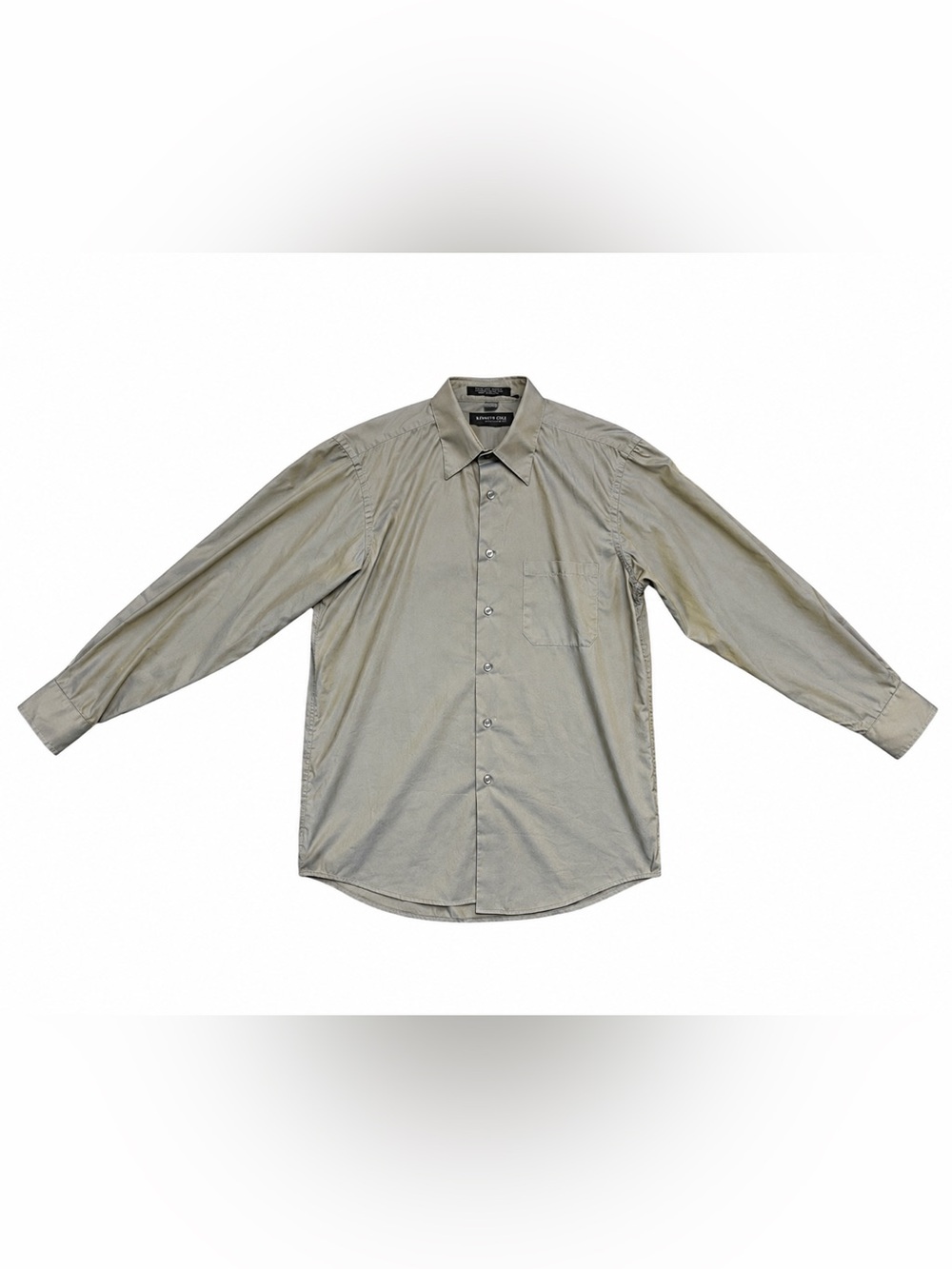 Kenneth Cole Men's Iridescent Button Down Shirt 15.5 32/33 (M)